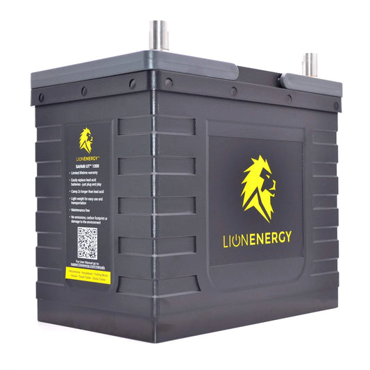 Lion Energy Safari UT 1300|105AH|1.344KWH |  Lithium Battery Pack|LIFEPO4 Power Block | Lion Energy | 1-5 Days Ship Time