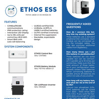 24kW 20.4kWh ETHOS Energy Storage System (ESS)