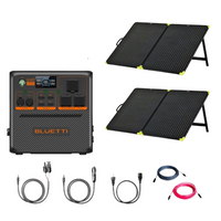 BLUETTI AC240P 2400W / 1536Wh Portable Power Station + Choose Your Custom Bundle Option | Complete Solar Generator Kit |