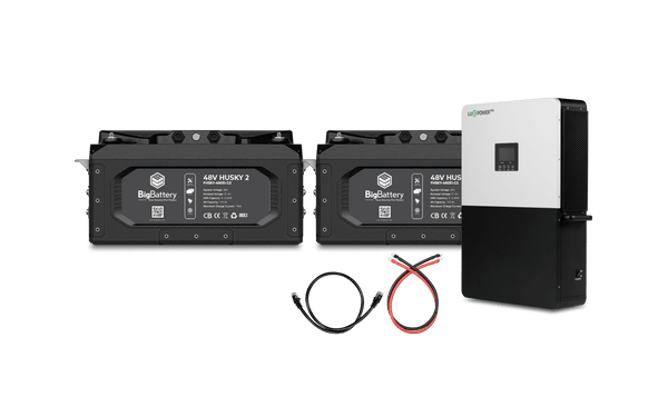 48V 2X HUSKY 2 KIT – 6K LUXPower Inverter | 100Ah |  5.12kWh | LIFEPO4 Power Block | Lithium Battery Pack