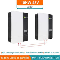 GROWATT 5KW 48VDC, Off-Grid Solar Inverter 240 VAC, Stackable