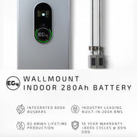 Complete Solar Power System - 3.2kW | 6,000W 120/240V [10.2kWh-14.3kWh Lithium Battery Bank] + 8 x 400W Mono Solar Panels | Includes Schematic [OGK-PLUS]