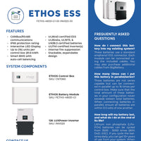 36kW 30.7kWh ETHOS Energy Storage System (ESS)