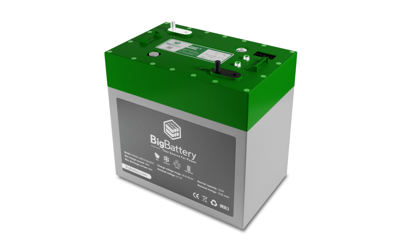 48V EAGLE 2 | 32Ah |  1.63kWh | LIFEPO4 Power Block | Lithium Battery Pack