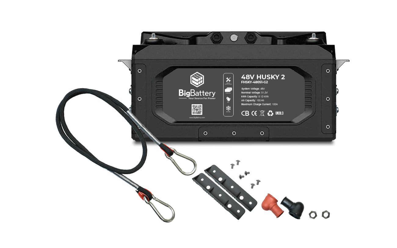 24V HUSKY 2 KIT | 100Ah |  5.12kWh | LIFEPO4 Power Block | Lithium Battery Pack