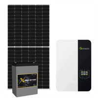 4 Panel, 3.5KW Growatt Inverter, Offgrid Kit