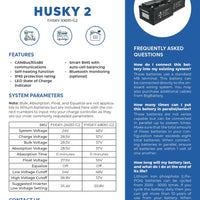 24V HUSKY 2 KIT | 100Ah |  5.12kWh | LIFEPO4 Power Block | Lithium Battery Pack