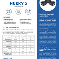 12V HUSKY 2 | 400Ah |  5.12kWh | LIFEPO4 Power Block | Lithium Battery Pack