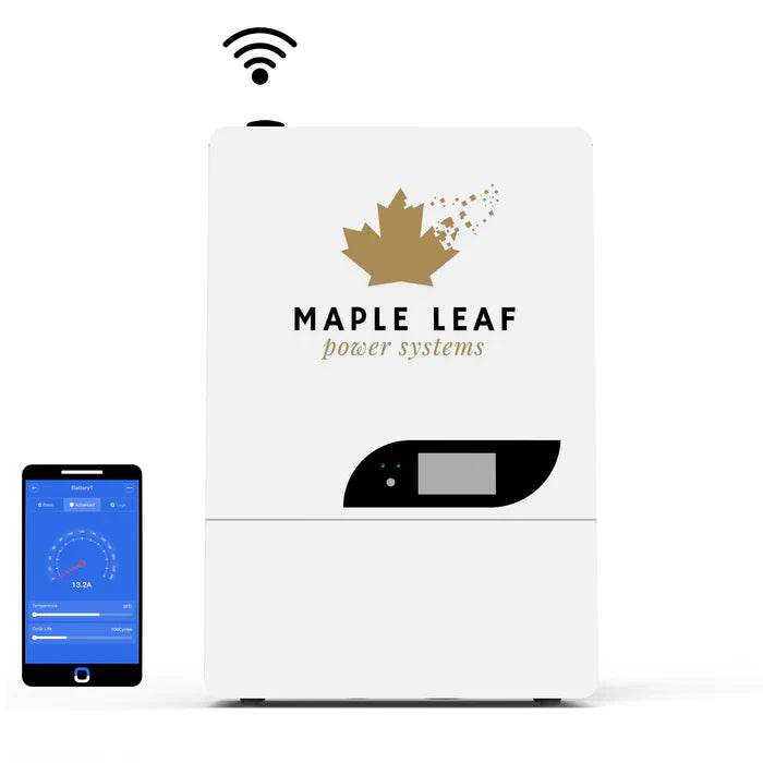 MapleLeaf Powerwall 48V100AH Battery | Battery Bank | UL Approved ESS Solution | CSA recognized UL1973, UL9540A Approved