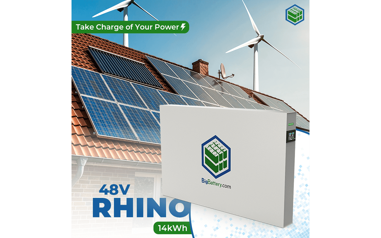 48V RHINO INVERTER KIT – LiFePO4 – 276Ah – 14kWh｜LIFEPO4 Power Block｜Cables + Inverter + Lithium Battery Pack｜3-8 Weeks Ship Time