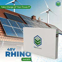 48V RHINO INVERTER KIT – LiFePO4 – 276Ah – 14kWh｜LIFEPO4 Power Block｜Cables + Inverter + Lithium Battery Pack｜3-8 Weeks Ship Time