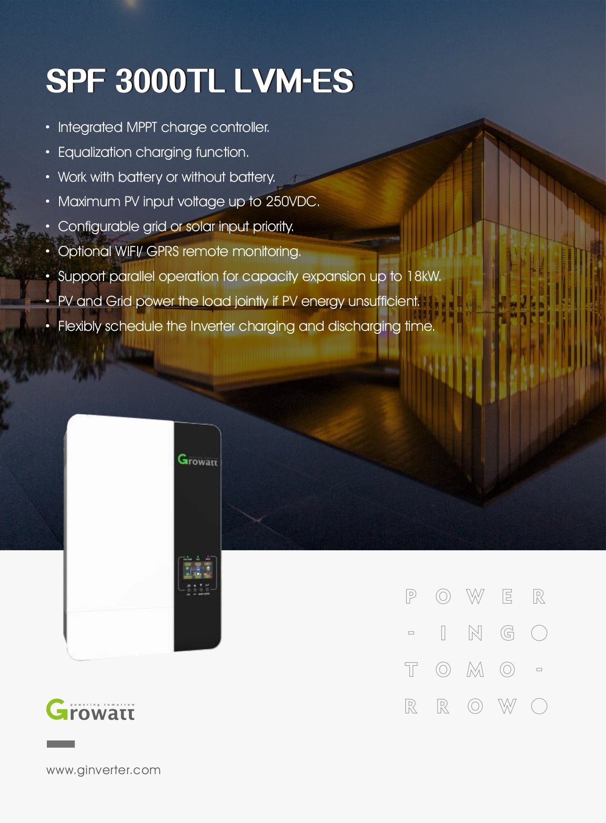 Growatt 3K Inverter