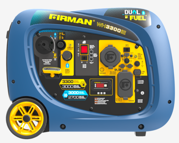 Firman Generator WH03042 Electric Start Whisper Series DUAL FUEL