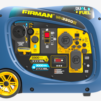 Firman Generator WH03042 Electric Start Whisper Series DUAL FUEL