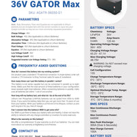 36V 3X GATOR MAX KIT
