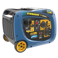 Firman Generator WH03042 Electric Start Whisper Series DUAL FUEL