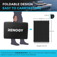 200 Watt 12 Volt Monocrystalline Foldable Solar Suitcase