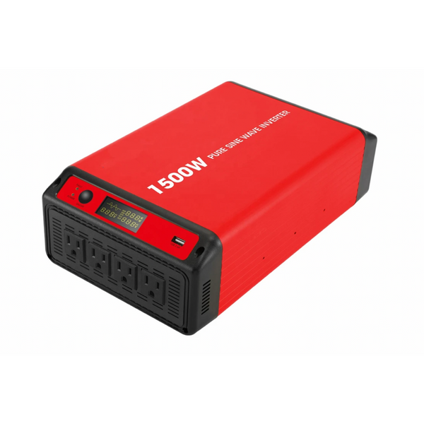 ACOPOWER 1500W Power Inverter 12VDC to 120VAC |  3-8 Week Ship Time