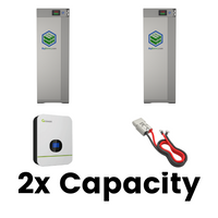 48V OFF-GRID SYSTEM｜LIFEPO4 Power Block｜Lithium Battery Pack｜Inverters｜Cables｜Currently On Backorder!