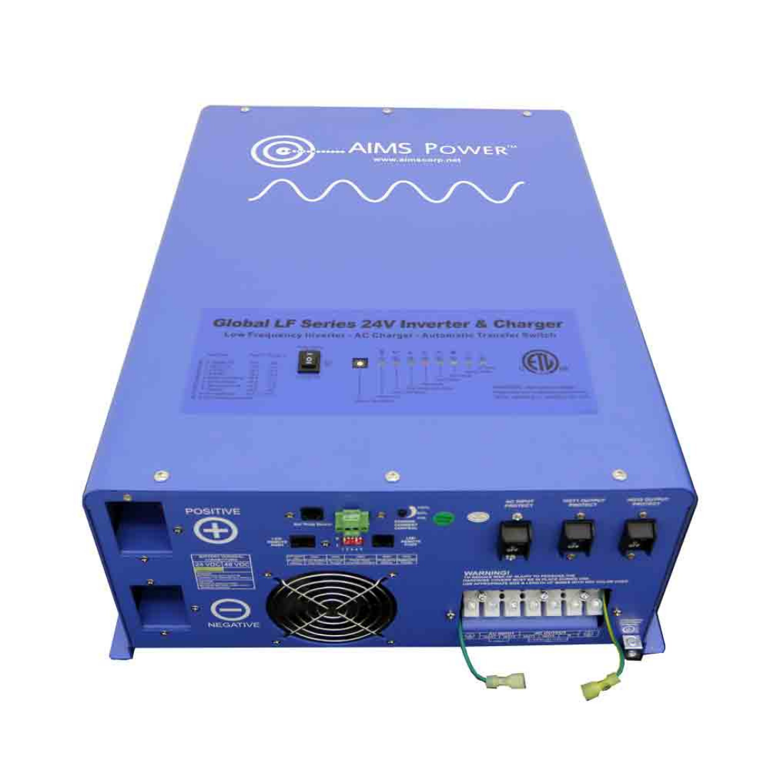 4000 WATT PURE SINE INVERTER CHARGER 24Vdc TO 120Vac OUTPUT LISTED TO UL & CSA｜Solar & Off-Grid Storage Inverters｜ 2-3 Weeks Ship Time