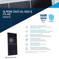qcell 480w 12 x Panels solar panel