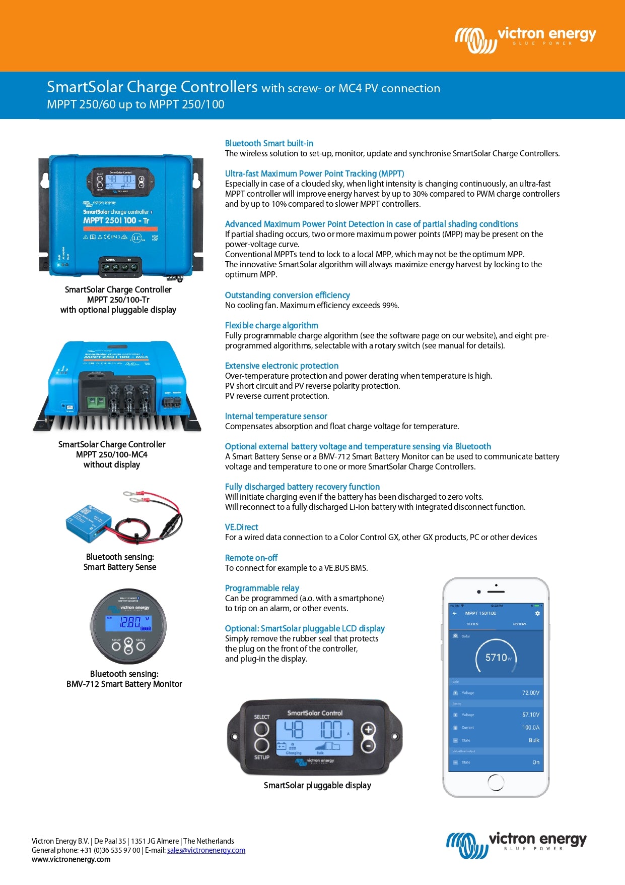 Victron Energy | SmartSolar MPPT 250/60-Tr｜2-4 Weeks Ship Time