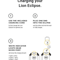 Lion Eclipse | 5V | 2.4A | 99.9Wh - 27,000mAh USB Charger | Lithium NCA Battery | Lion Energy | 1-5 Days Ship Time
