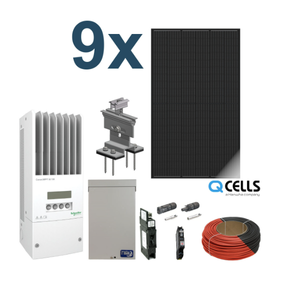 48V All-in-one Extra Large Cottage Kit | Inverter + Lithium Battery Pack + Solar Panels + Cables｜2-4 Weeks Ship Time