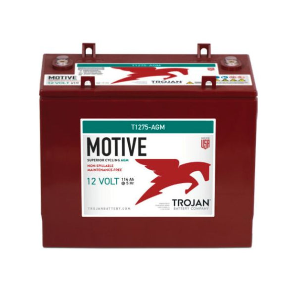 Trojan Battery - T1275-AGM｜12V｜132Ah (C20)｜1000 Cycles｜2-4 Weeks Ship Time