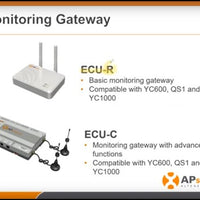 APsystems | ECU-R, Zigbee Gateway for YC600I ｜2-4 Weeks Ship Time